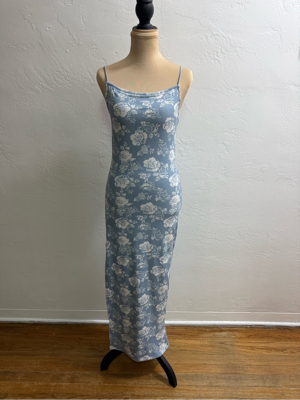 J for Justify Light Blue Floral Slip Maxi Dress